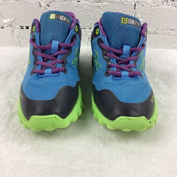 G-Defy Gravity Defyer Shoes Womens Size 8.5 Blue Veroshock Trampoline Technology - Picture 6 of 16